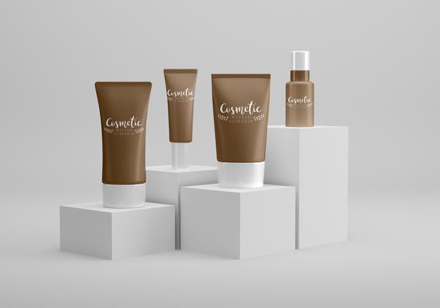 Cosmetic Packaging Mockup Psd