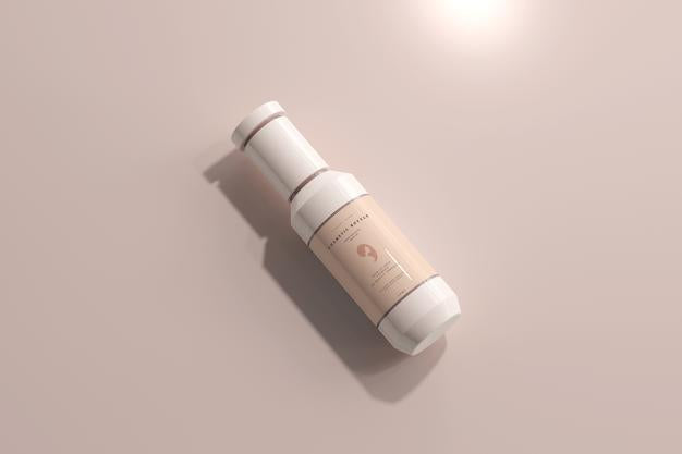Cosmetic Plastic Bottle Mockup Psd