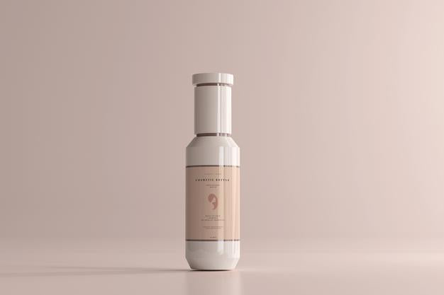 Cosmetic Plastic Bottle Mockup Psd