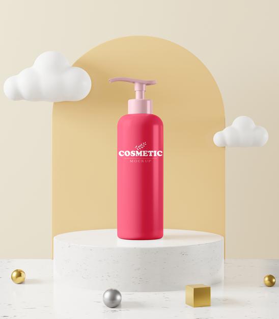 Cosmetic Product Packaging Mockup Psd