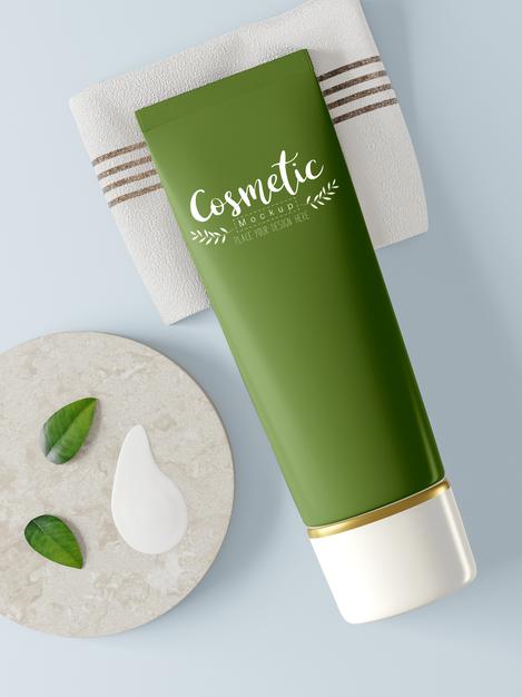 Cosmetic Product Packaging Mockup Psd