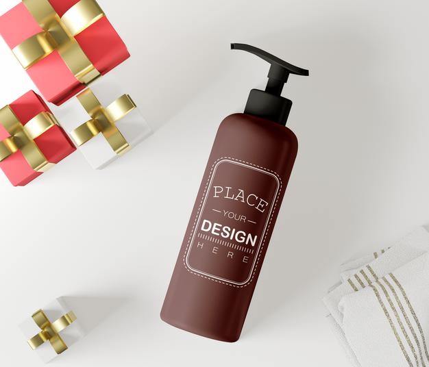 Cosmetic Product Packaging Mockup Psd