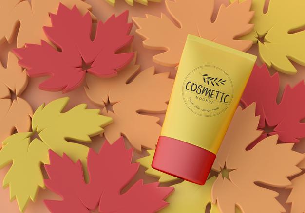 Cosmetic Product Packaging Mockup Psd