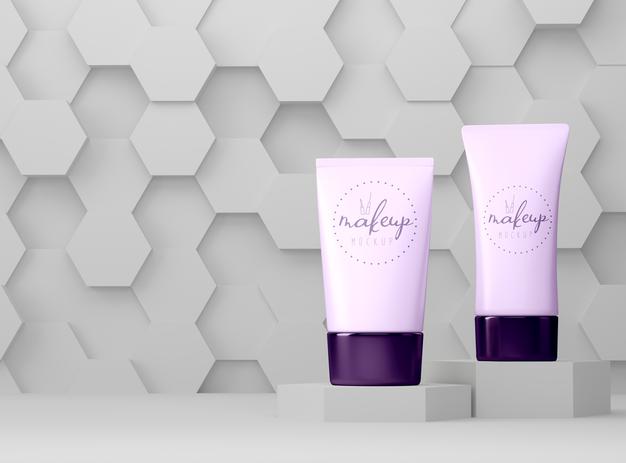 Cosmetic Product Packaging Mockup Psd