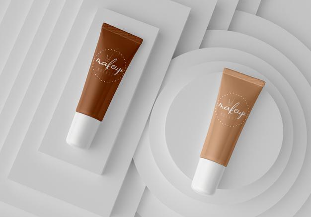 Cosmetic Product Packaging Mockup Psd
