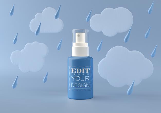 Cosmetic Product Packaging Mockup Psd