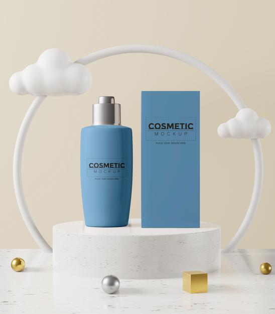 Cosmetic Product Packaging Mockup Psd