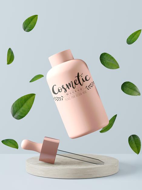 Cosmetic Product Packaging Mockup Psd