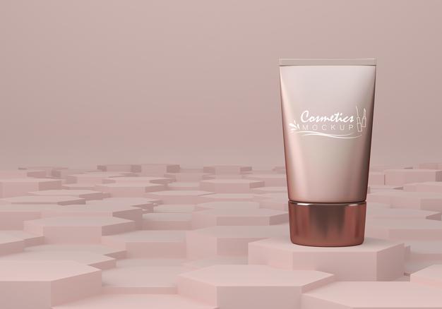 Cosmetic Product Packaging Mockup Psd