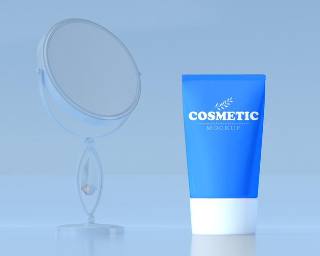 Cosmetic Product Packaging Mockup Psd