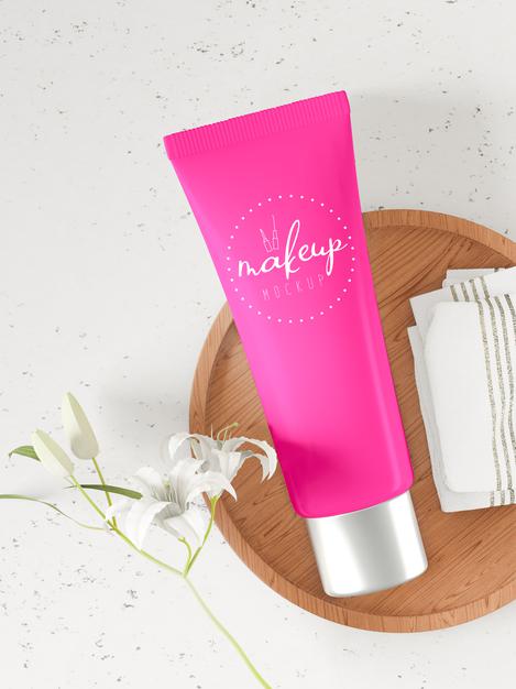 Cosmetic Product Packaging Mockup Psd