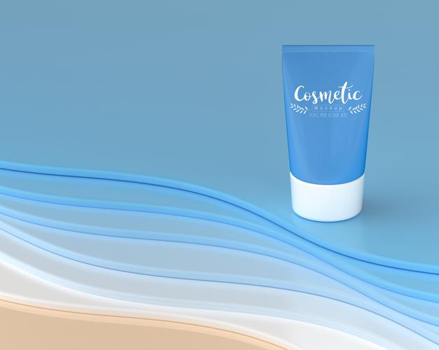 Cosmetic Product Packaging Mockup Psd