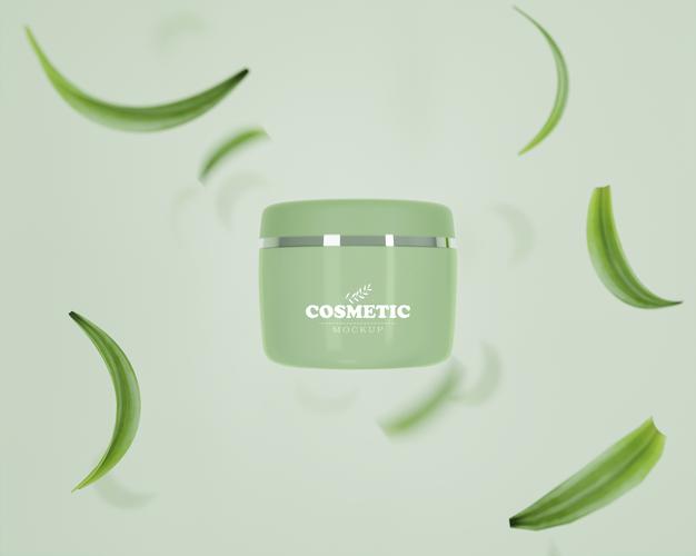 Cosmetic Products Assortment Mockup Psd