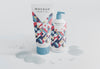 Cosmetic Products Mockup With Bubbles Psd