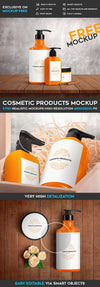 Cosmetic Products – Psd Mockup