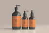 Cosmetic Pump Bottle And Spray Bottle Mockups Psd