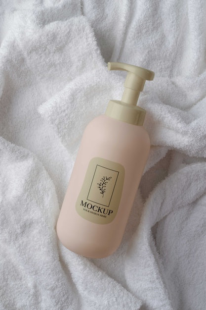 Cosmetic Spray Bottle Mock-Up Psd