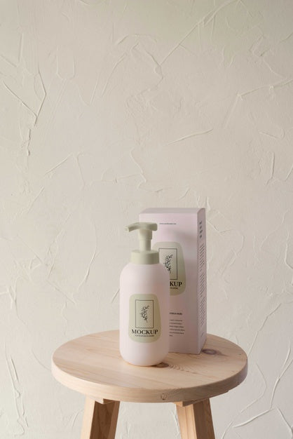 Cosmetic Spray Bottle Mock-Up Psd