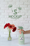 Cosmetic Spray Bottle Mock-Up Psd