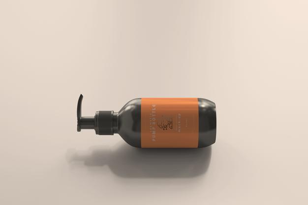 Cosmetic Spray Bottle Mockup Psd