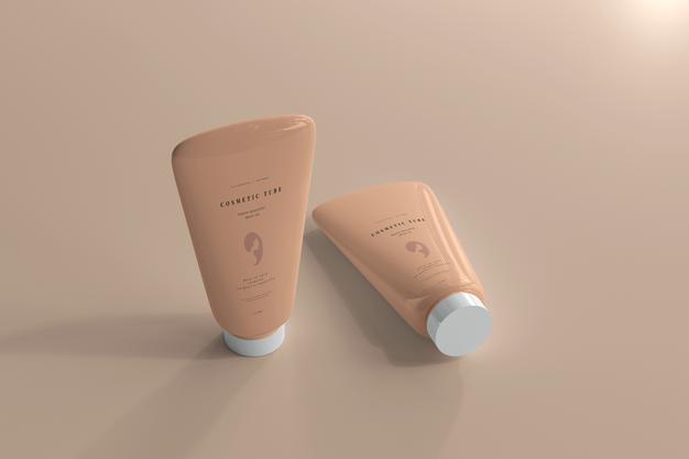 Cosmetic Tube Mockup Psd