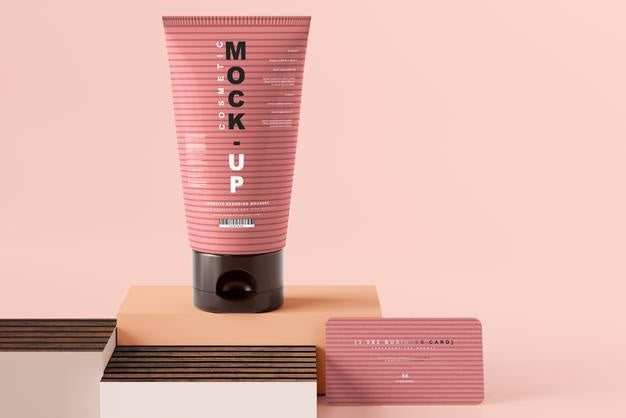 Cosmetic Tube Mockup Psd