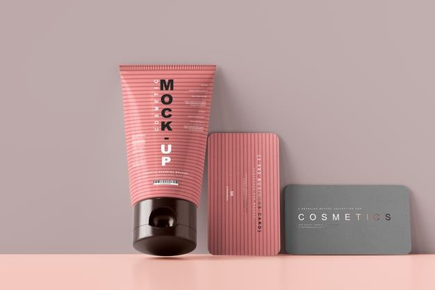 Cosmetic Tube Mockup Psd