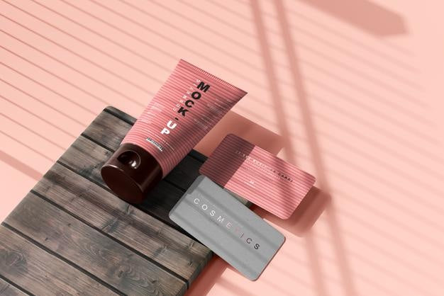 Cosmetic Tube Mockup Psd
