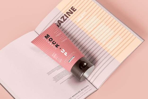 Cosmetic Tube Mockup Psd