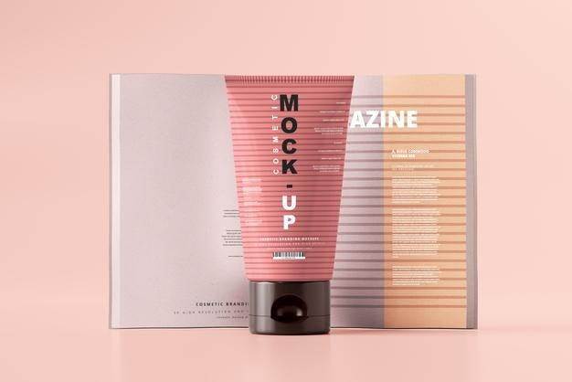 Cosmetic Tube Mockup Psd