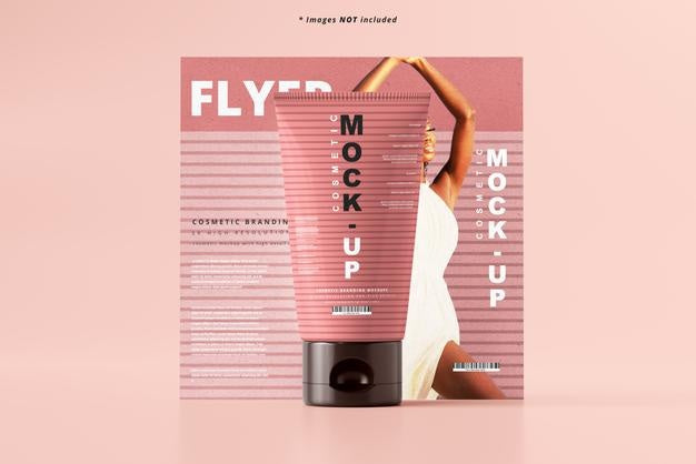 Cosmetic Tube Mockup Psd