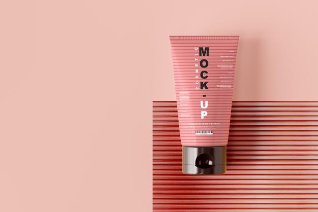 Cosmetic Tube Mockup Psd