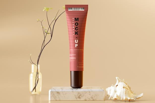 Cosmetic Tube Mockup Psd