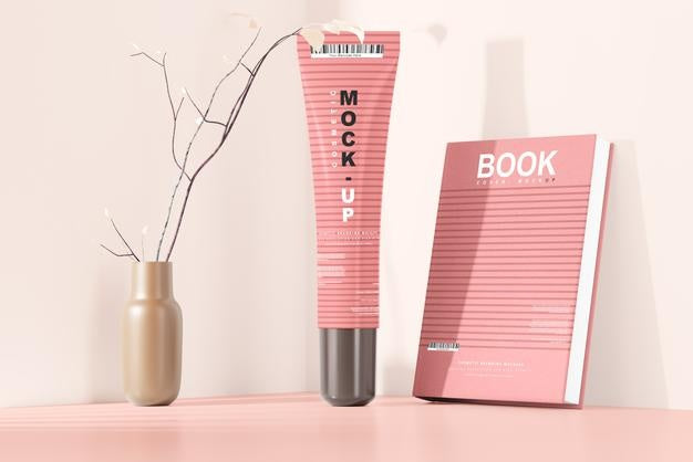 Cosmetic Tube Mockup Psd