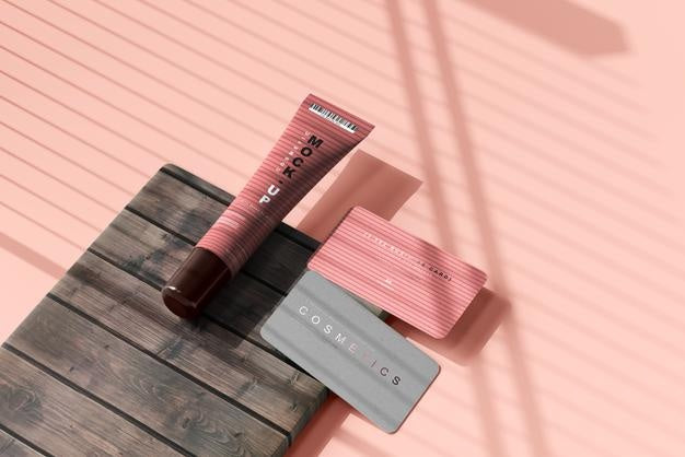 Cosmetic Tube Mockup Psd