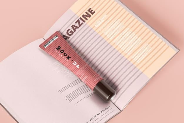 Cosmetic Tube Mockup Psd