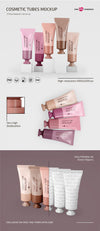 Cosmetic Tubes Mockup In Psd