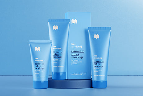 Cosmetic Tubes Mockup