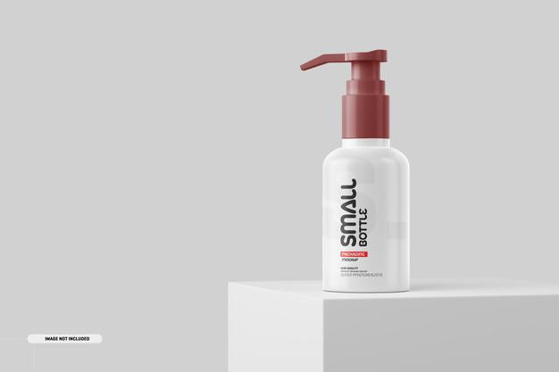 Cosmetics Bottle Jar Mockup Psd