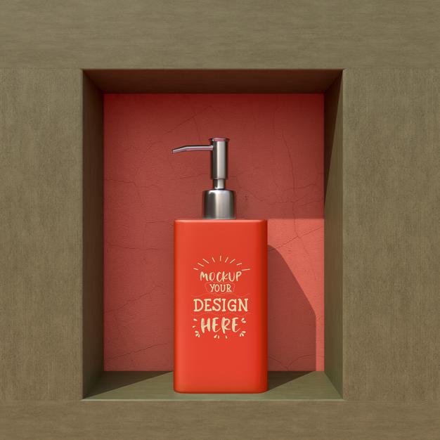 Cosmetics Branding Mockup. Package For Branding And Identity. Ready For Your Design Psd