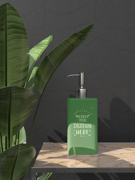 Cosmetics Branding Mockup. Package For Branding And Identity. Ready For Your Design Psd