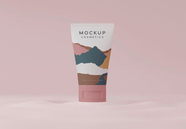 Cosmetics Container Mockup Psd