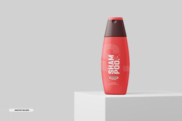 Cosmetics Shampoo Bottle Jar Mockup Psd