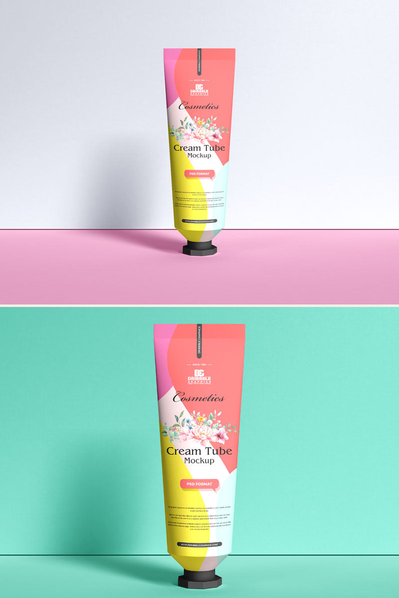 Cosmetics Tube Mockup