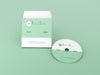 Cover And Compact Disc Mockup Psd