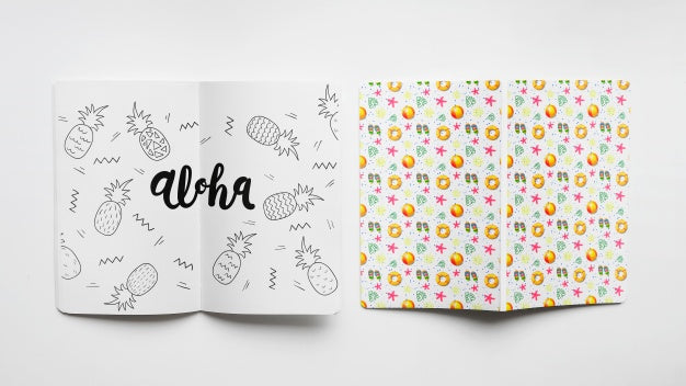 Cover And Paper Mockup Psd