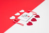 Cover Mockup With Valentine Concept Psd