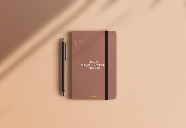 Cover Notebook Mockup Psd