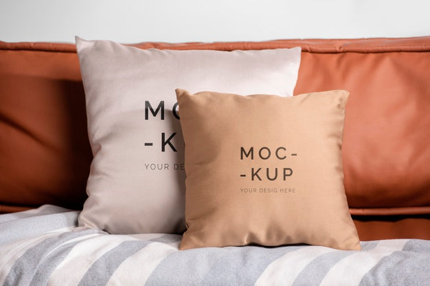 Cozy Cushion Fabric Mock-Up Psd