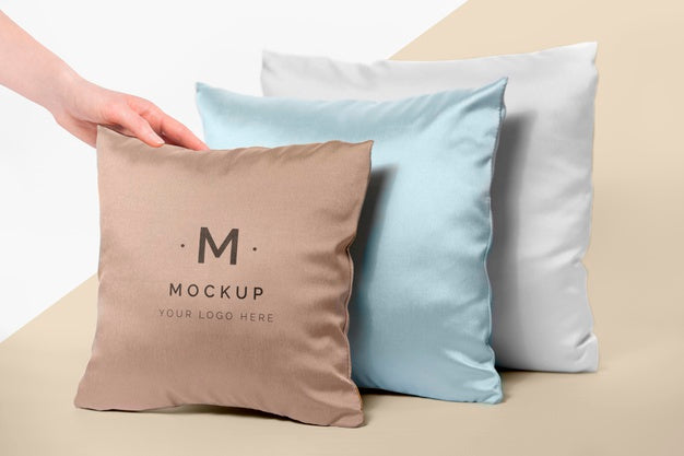 Cozy Cushion Fabric Mock-Up Psd